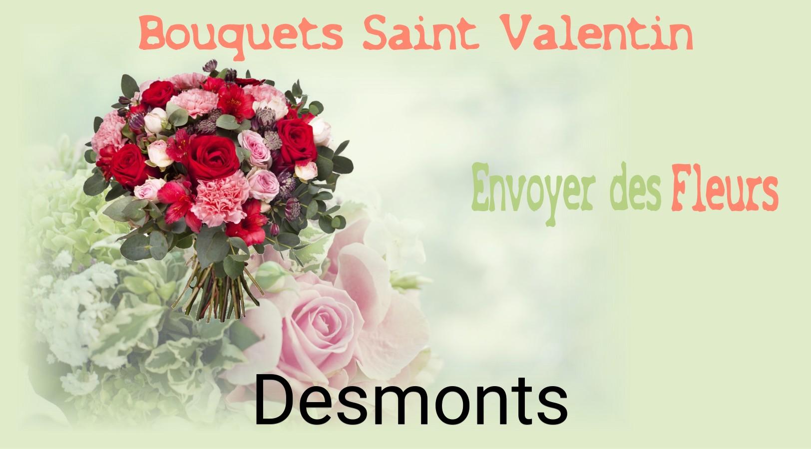 Roses de Saint-Valentin livrées à Desmonts